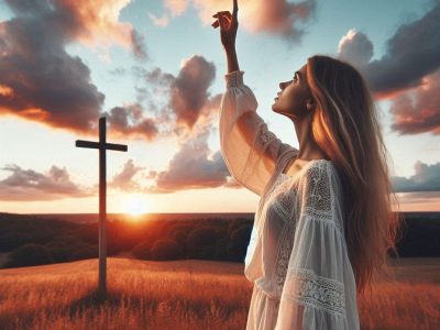 hope, christian, christianity, religion, religious, cross, faith, christ, jesus, ai generated